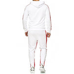 ZOGAA Brand Mens Gyms Casual Tracksuit Two Piece Sets Fitness Men Sweat Suit 2 Pieces Tops And Pants Set For Male Outfits