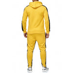 ZOGAA Brand Mens Gyms Casual Tracksuit Two Piece Sets Fitness Men Sweat Suit 2 Pieces Tops And Pants Set For Male Outfits