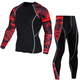 Men Thermal Underwear Winter fleece Long Johns Thermal Clothing Man Rashgard Male Compression Quick-drying Ski Underwear Set 4XL