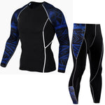 Men Thermal Underwear Winter fleece Long Johns Thermal Clothing Man Rashgard Male Compression Quick-drying Ski Underwear Set 4XL